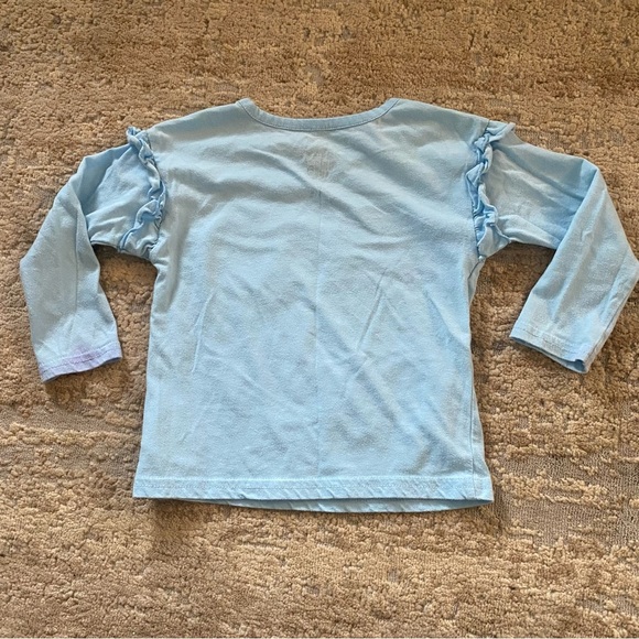 Blue's Clues Cotton Longsleeve Tee Top Crew Neck Applique 'Let's Think': 2T - Picture 4 of 5